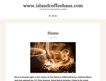 Tablet Screenshot of islandcoffeehaus.com